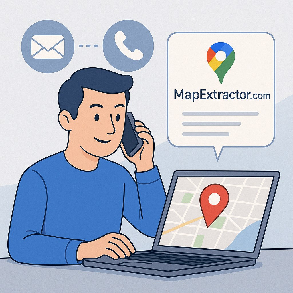 scrape google maps business listings